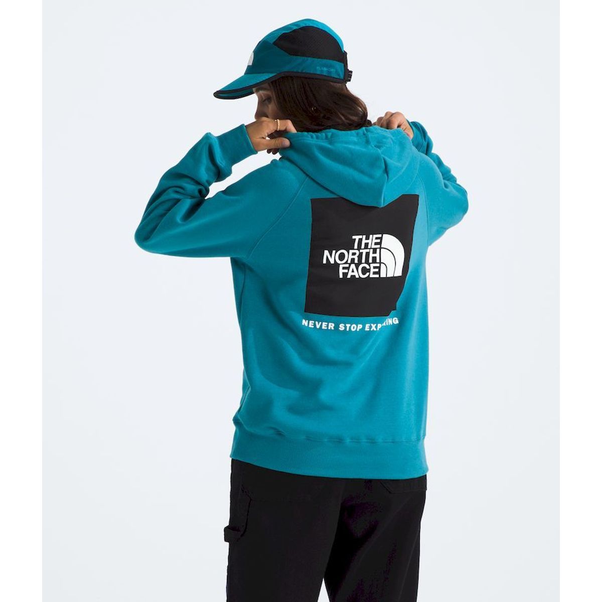 THE NORTH FACE - Poleron Box Nse Pullover Hoodie Mujer - Azul