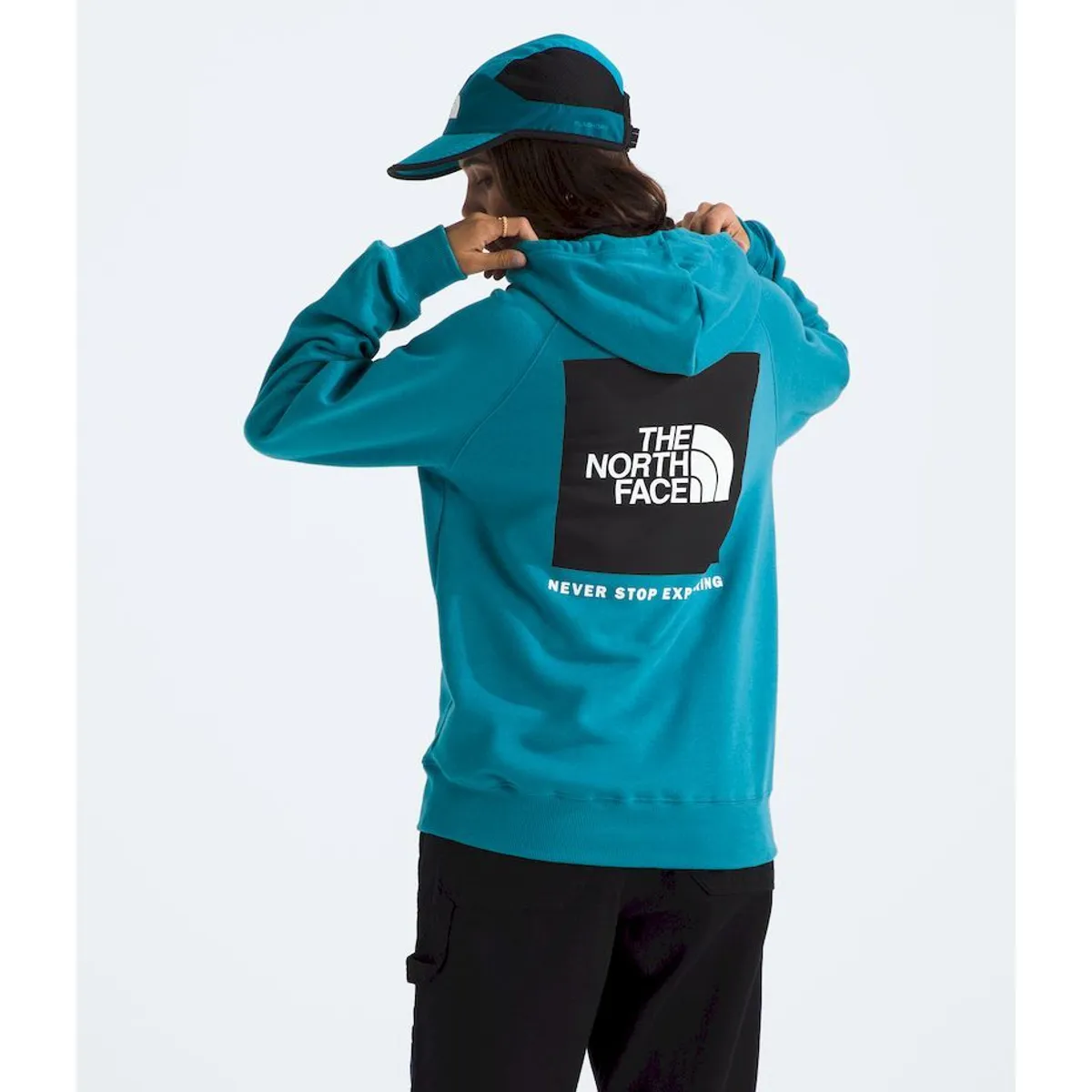 THE NORTH FACE - Poleron Box Nse Pullover Hoodie Mujer - Azul