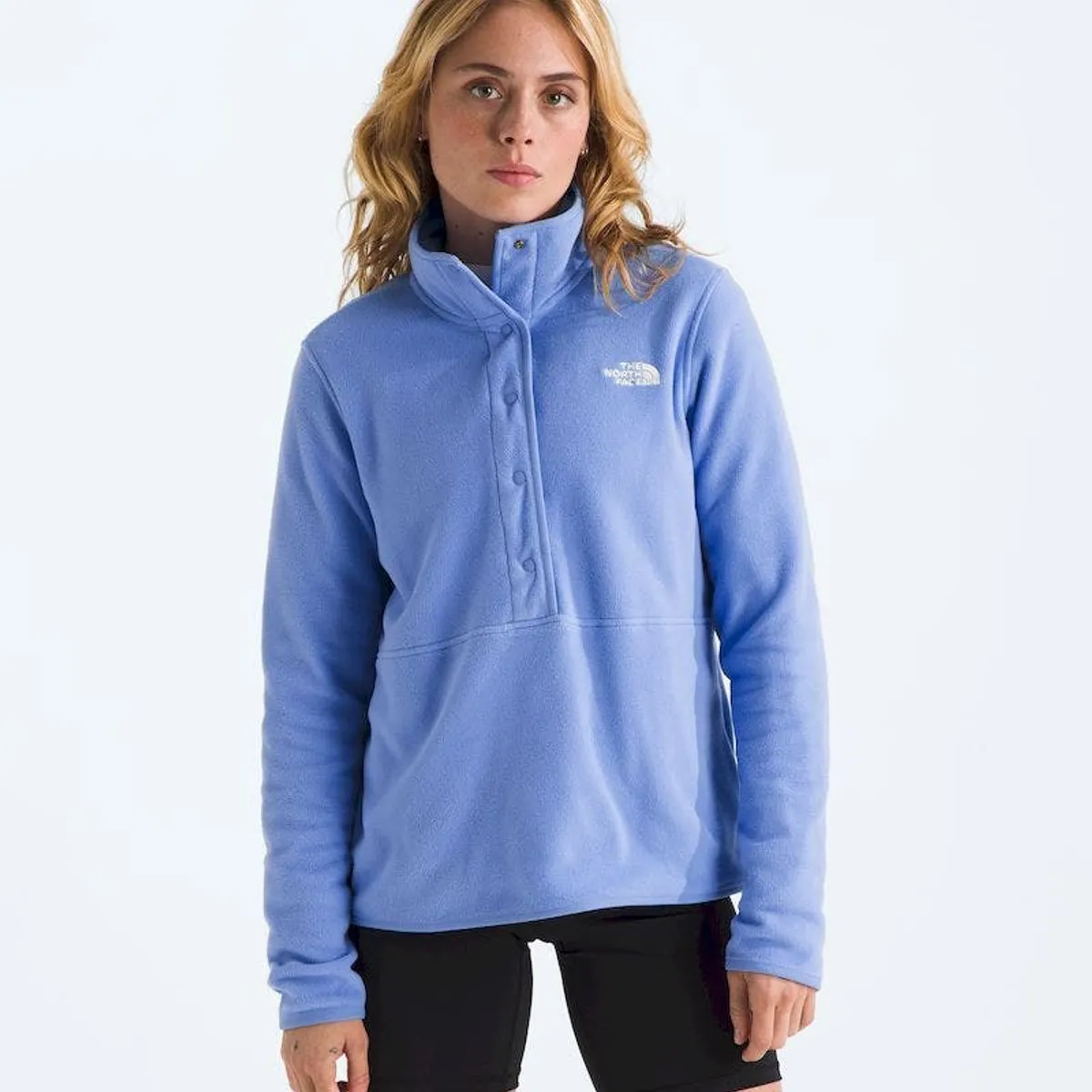 THE NORTH FACE - Polar Glacier 1/2 Snap Mujer - Azul