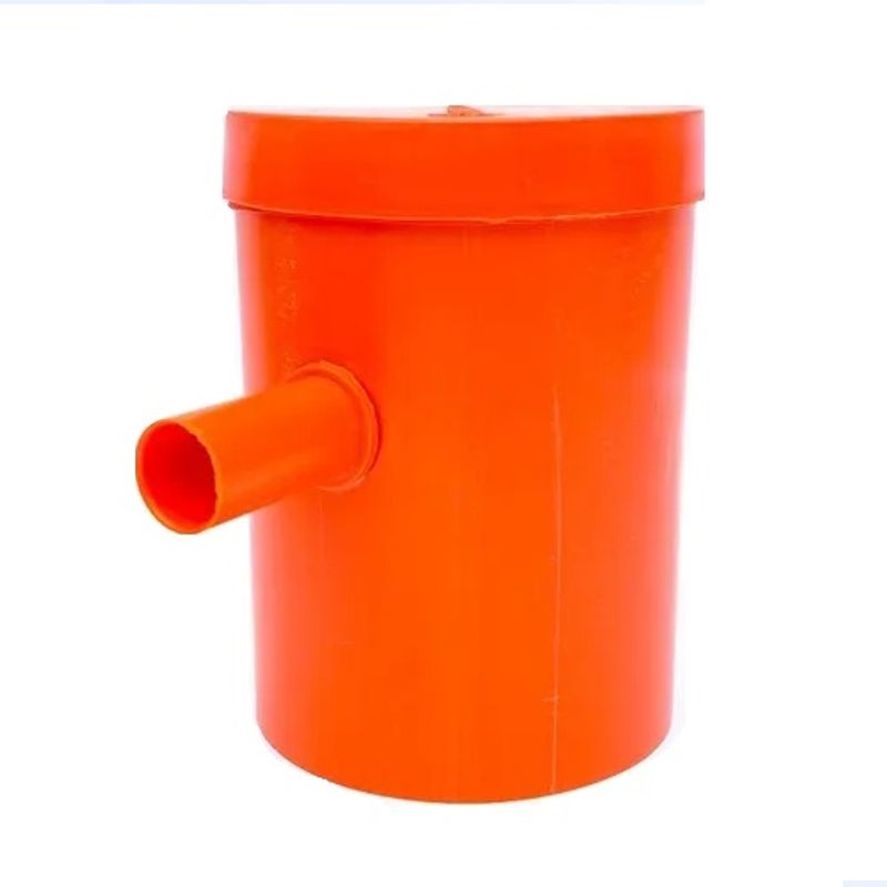 GENERICO - Cámara De Registro Con Tapa PVC Naranjo 160x32mm RIC Nº06