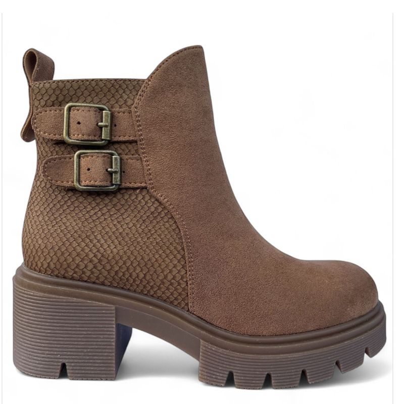 BOTELI - Botin Casual Gamuza para Mujer