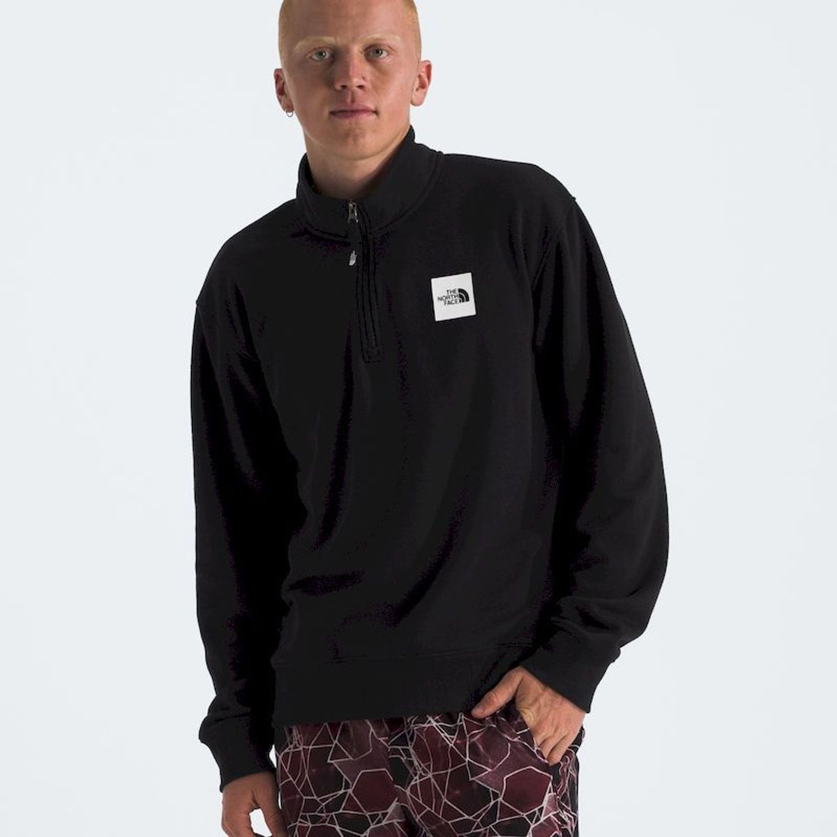 THE NORTH FACE - Poleron Box Half Dome 1/4 Zip Hombre - Negro