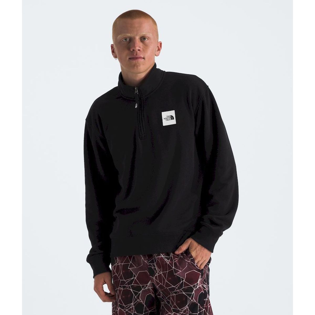 THE NORTH FACE - Poleron Box Half Dome 1/4 Zip Hombre - Negro