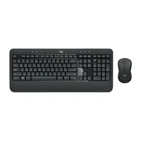 Kit Teclado y Mouse Advanced RF inalámbrico Negro, Blanco