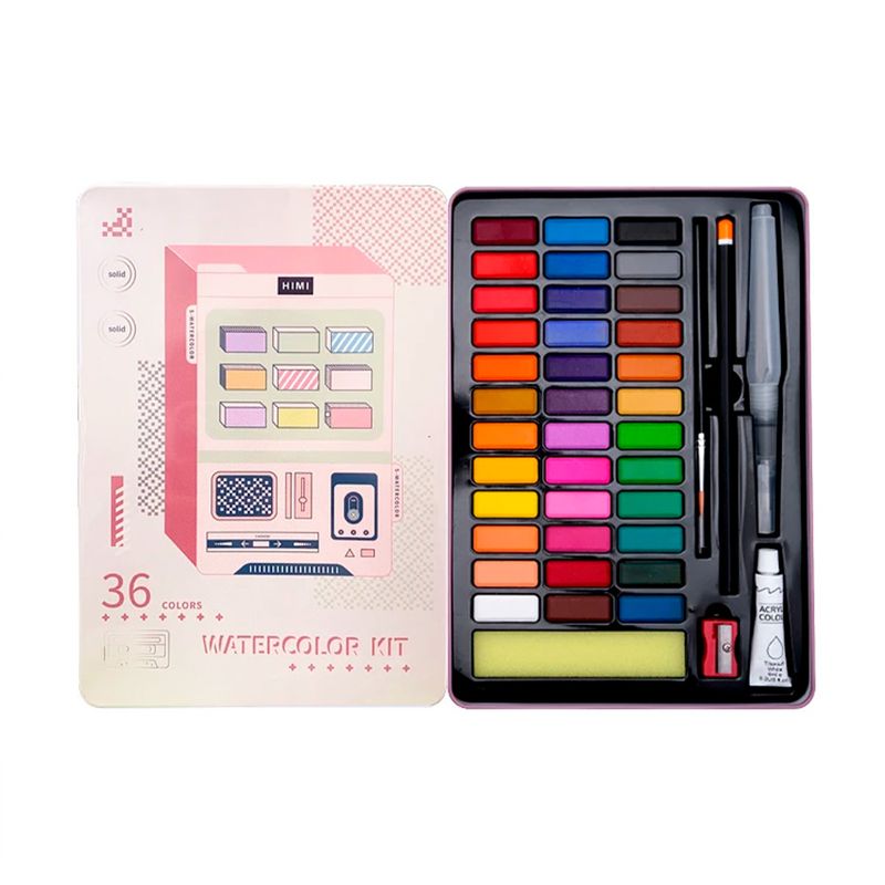 HIMI - HIMI Set de Acuarela Pink 36 Colores