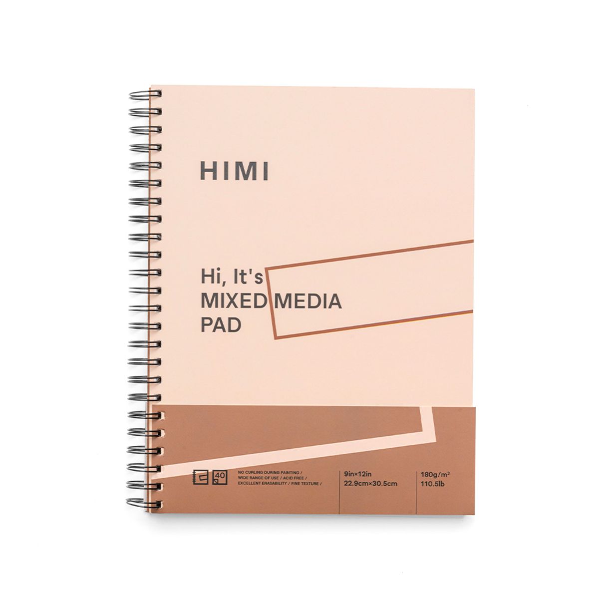 HIMI - HIMI Block Técnicas Mixtas 22.9 x 30.5cm 180g 40 hojas