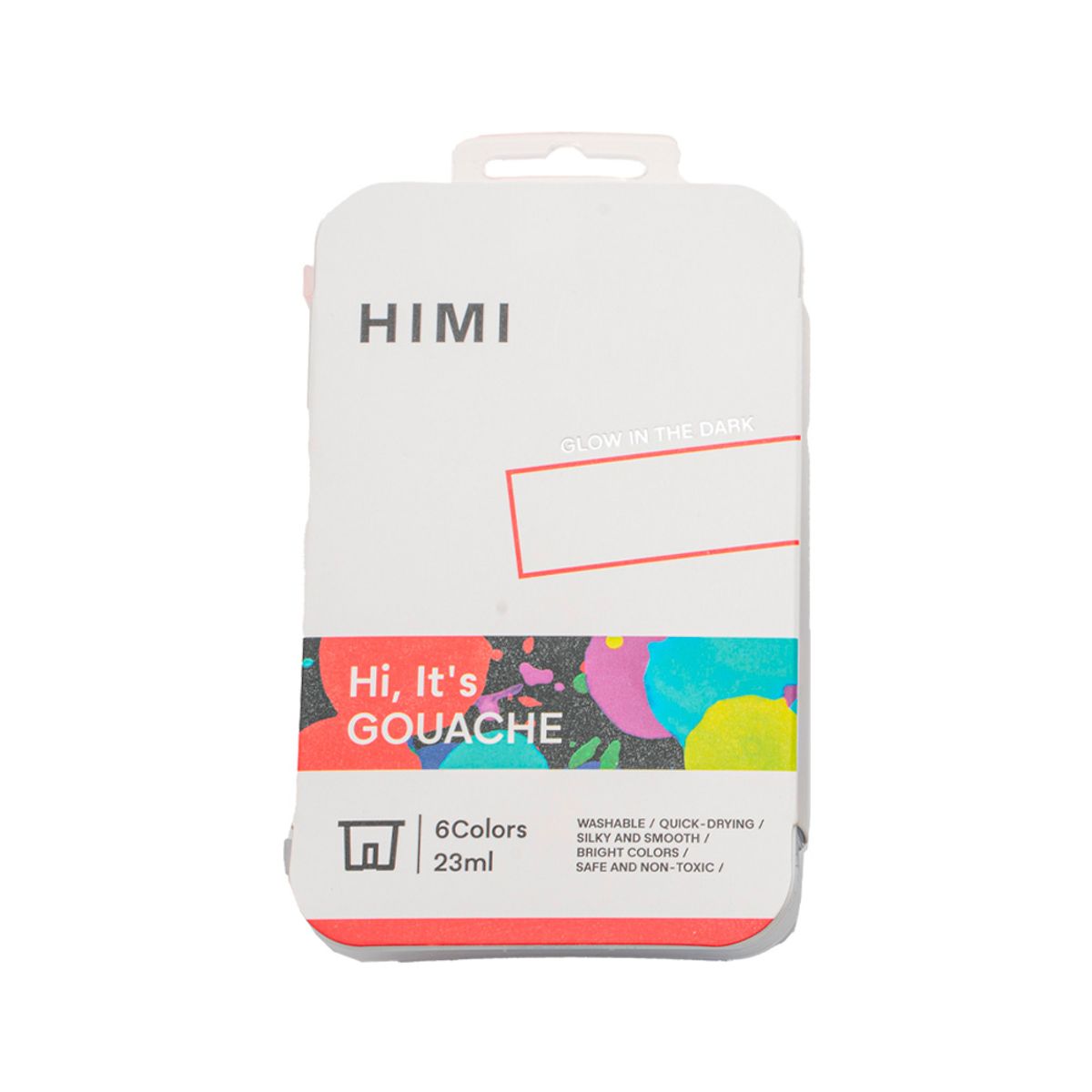 HIMI - HIMI Set Gouache Brillo en la Oscuridad 6 Tonos Basicos 23ML