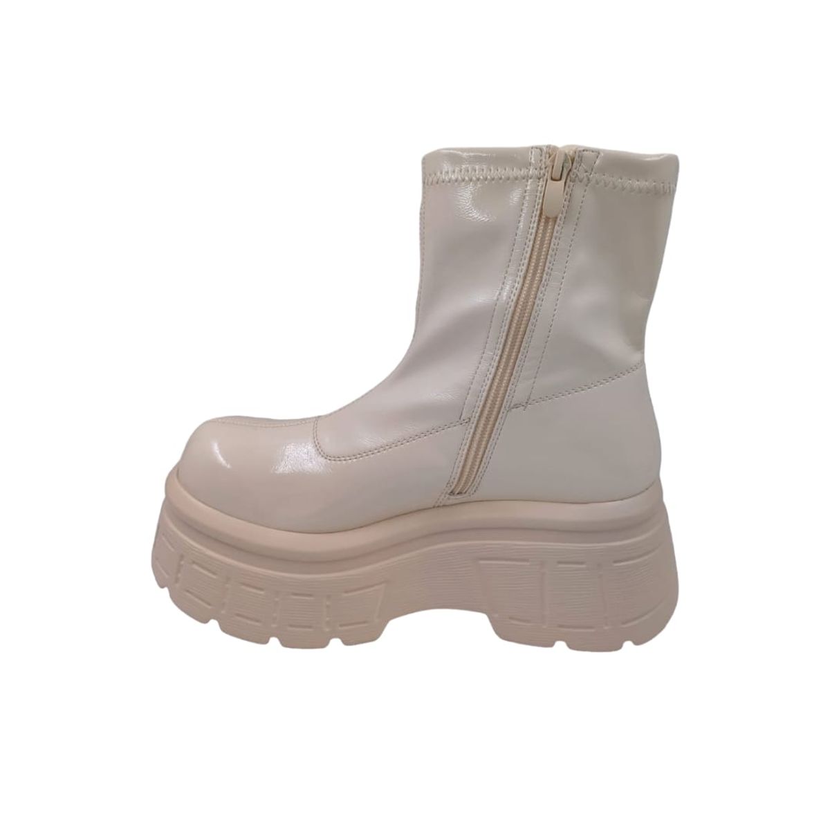 HERIEL - Botín Beige Plataforma Mujer