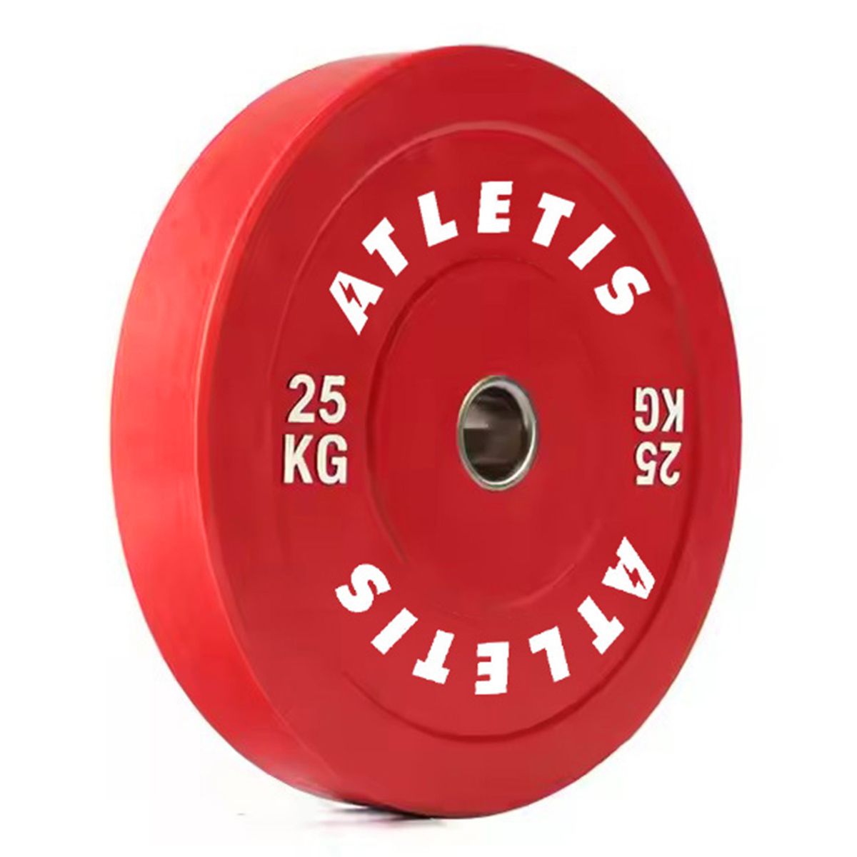 ATLETIS - Disco Olímpico Bumper Competición 25 kg Rojo