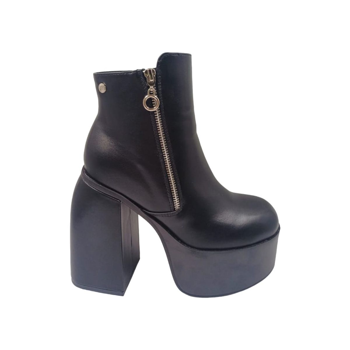 HERIEL - Botín Negro Plataforma Mujer