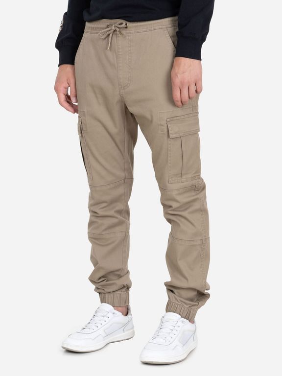Pantalon Jogger Flow Beige Hombre - Beige Beige 10