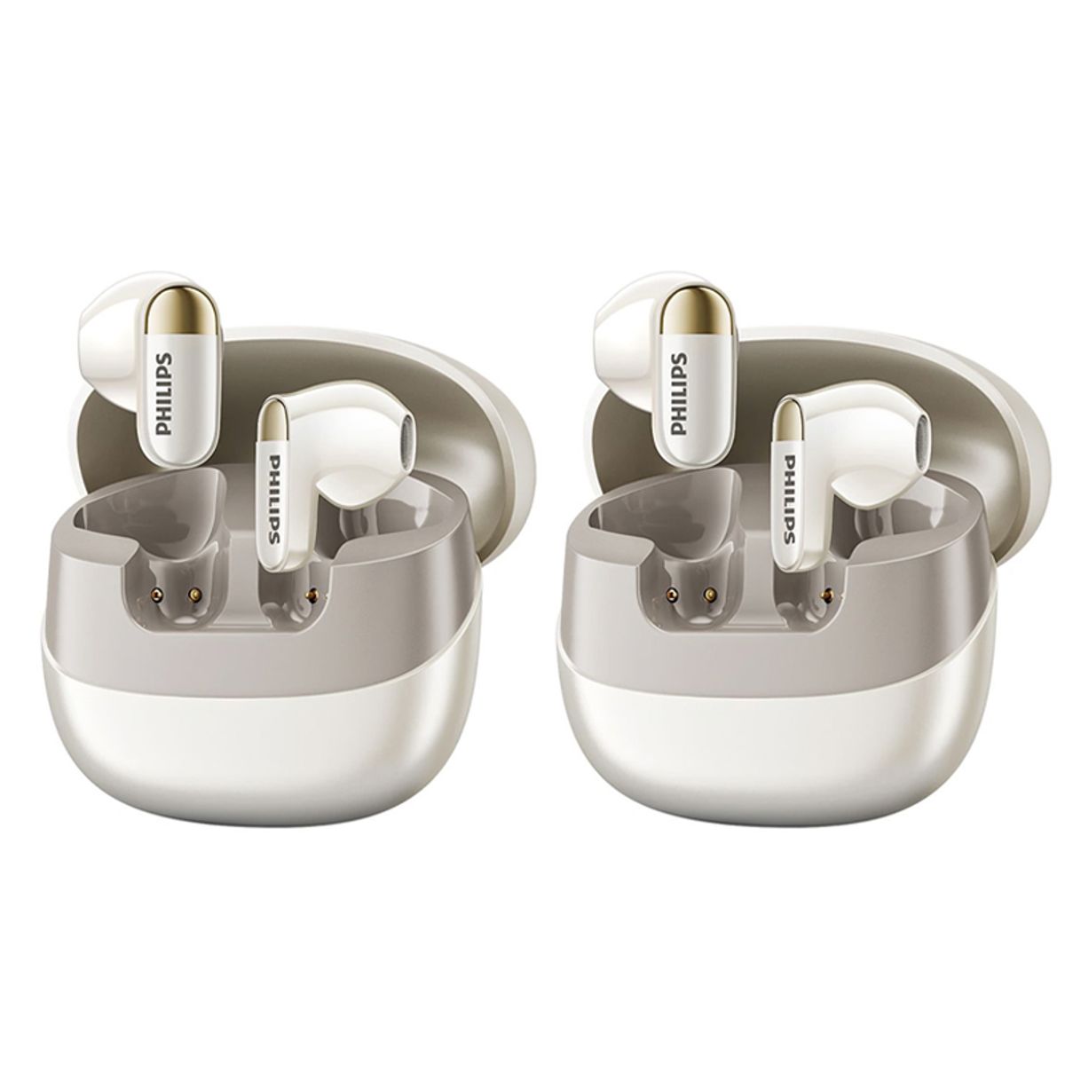 PHILIPS - Set 2 Audifonos PHILIPS TAT2169 Bluetooth 5.4 TWS-Blanco