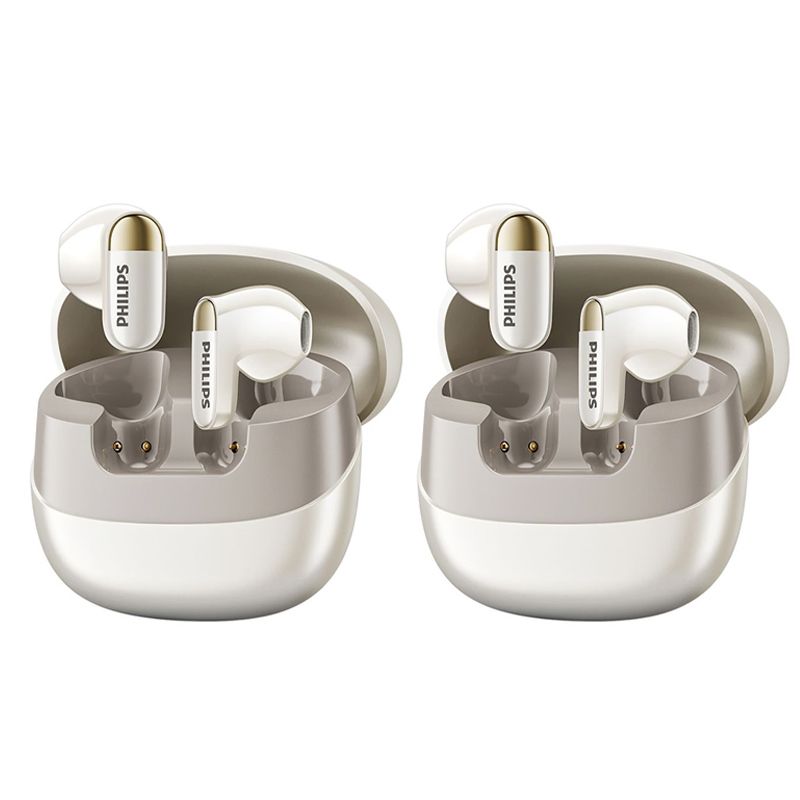 PHILIPS - Set 2 Audifonos PHILIPS TAT2169 Bluetooth 5.4 TWS-Blanco