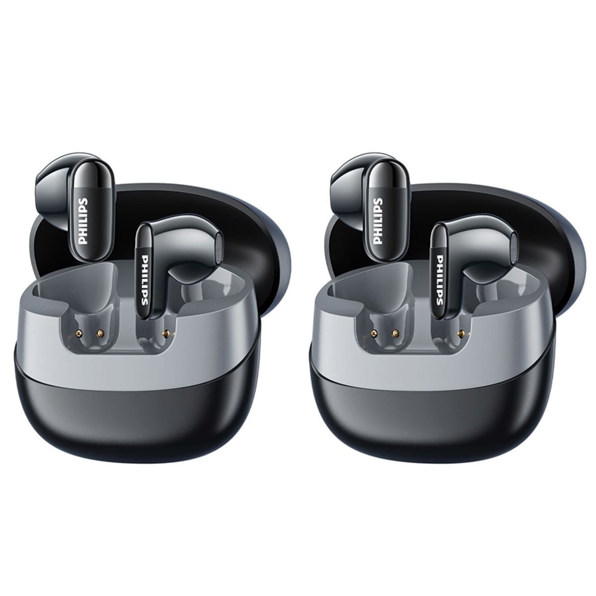 PHILIPS - Set 2 Audifonos PHILIPS TAT2169 Bluetooth 5.4 TWS-Negro