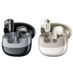 PHILIPS - Set 2 Audifonos TAT2169 Bluetooth 5.4 TWS-Negro Y Blanco