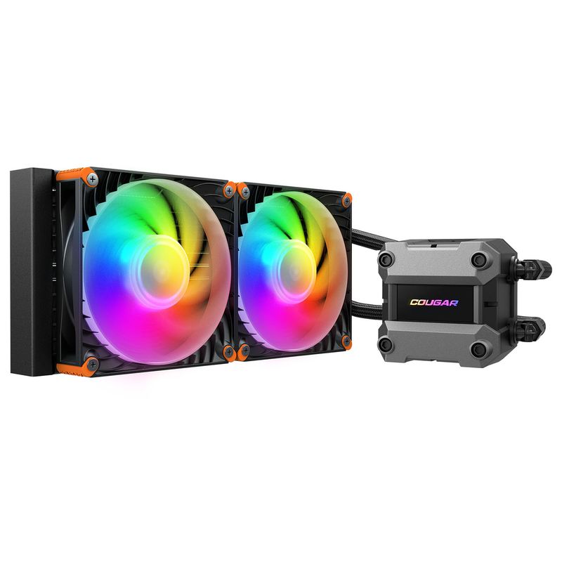 COUGAR - Enfriador Liquido Cougar Poseidon ULTRA ARGB 240 Black.