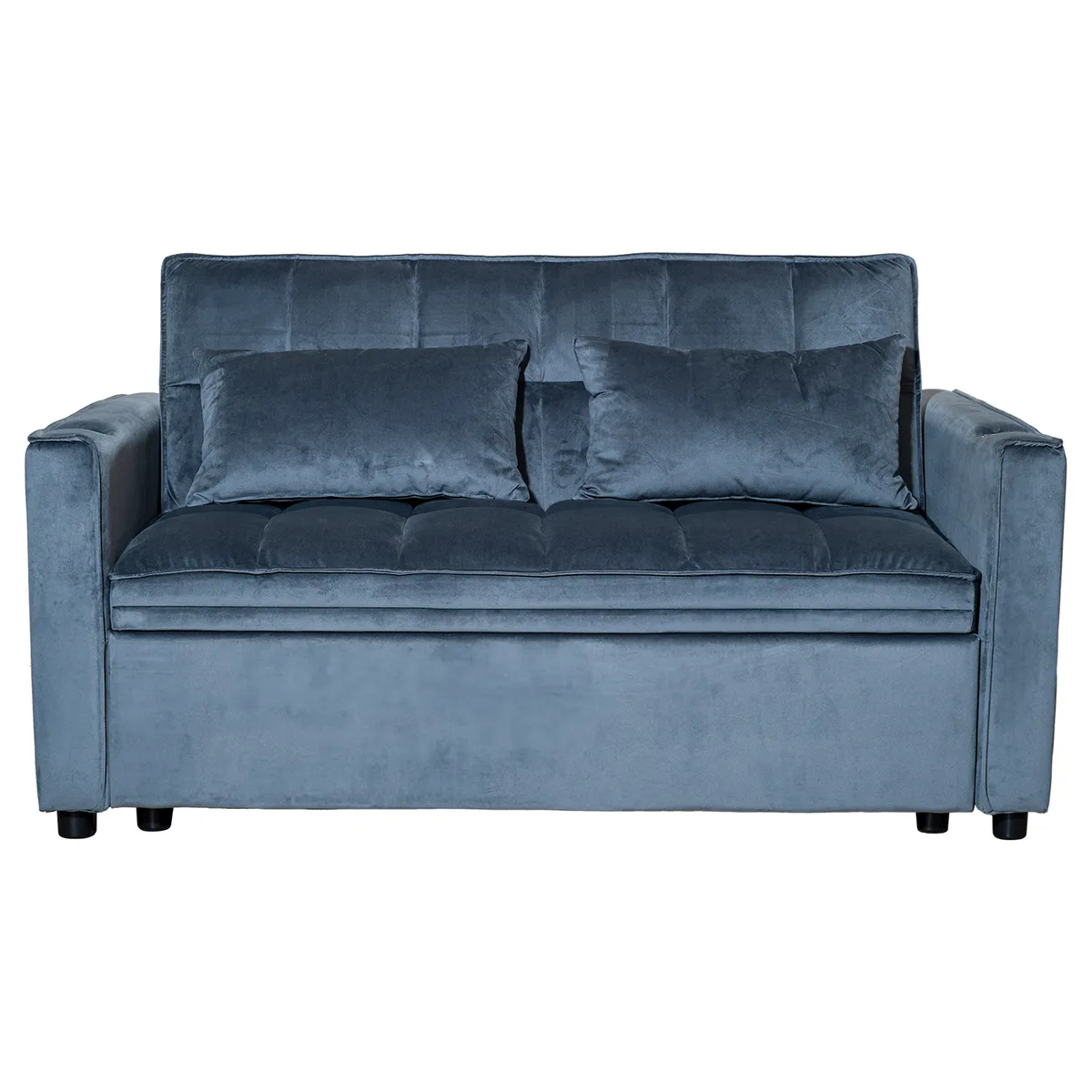 DANIELS - Sofá Cama 2 Cuerpos Moderno Dallas Gris