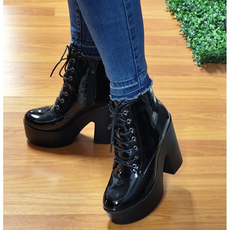 SNOOPY - Botin para Dama Taco Alto con Plataforma M306