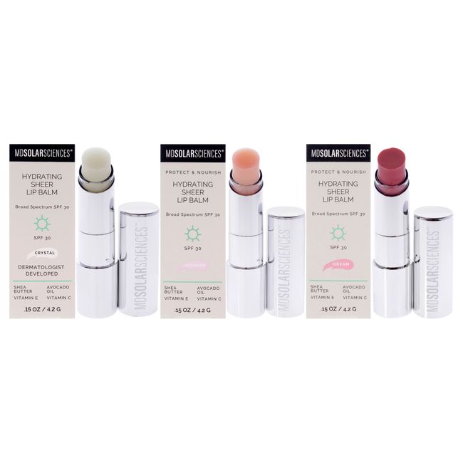 MDSOLARSCIENCES - Trío Bálsamos Labiales Hidratantes SPF 30 - MDSolarSciences