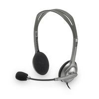 Audífonos Diadema H111 Stereo Headset Gris