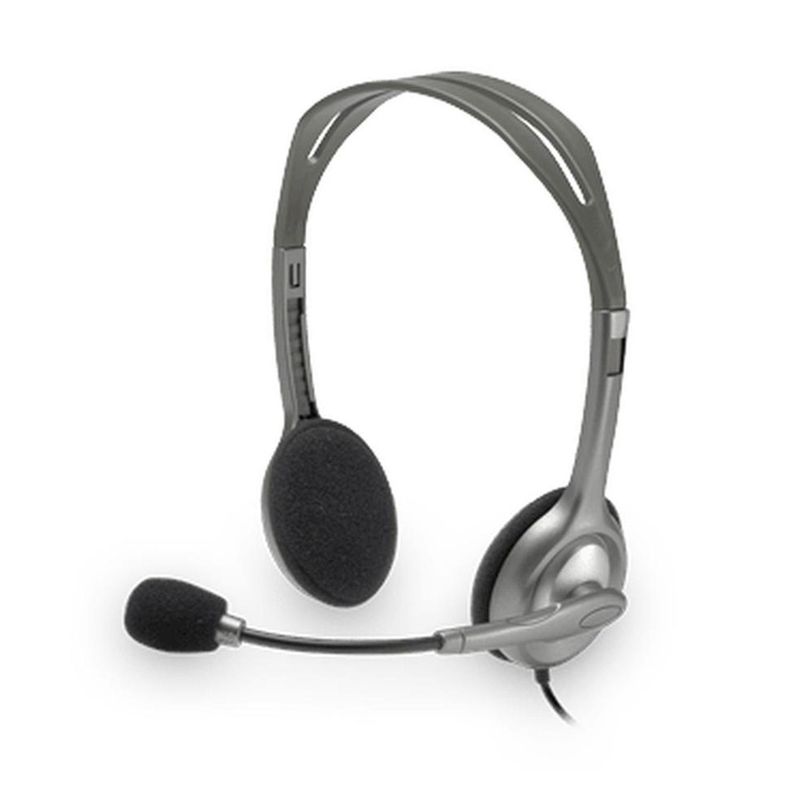 LOGITECH - Audífonos Diadema H111 Stereo Headset Gris