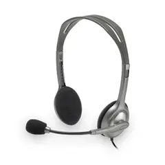 LOGITECH - Audífonos Diadema H111 Stereo Headset Gris