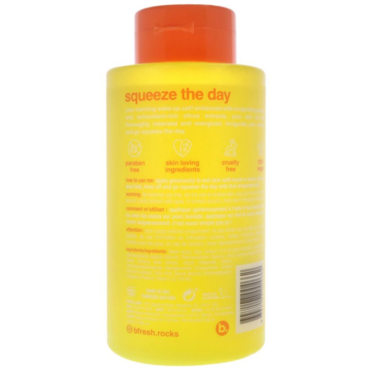 B TAN - Jabón Corporal Energizante Squeeze The Day - B.Tan - 473 ML.