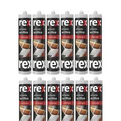 AREX - Silicona tapagoteras Sellante CAJA 12 UNIDADES