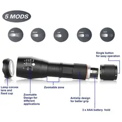 HOTECHE - LINTERNA RECARGABLE T6 260