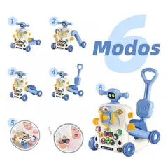 GENERICO - Caminadora Andadera Correpasillos Andador Bebe 6 En 1 Niños