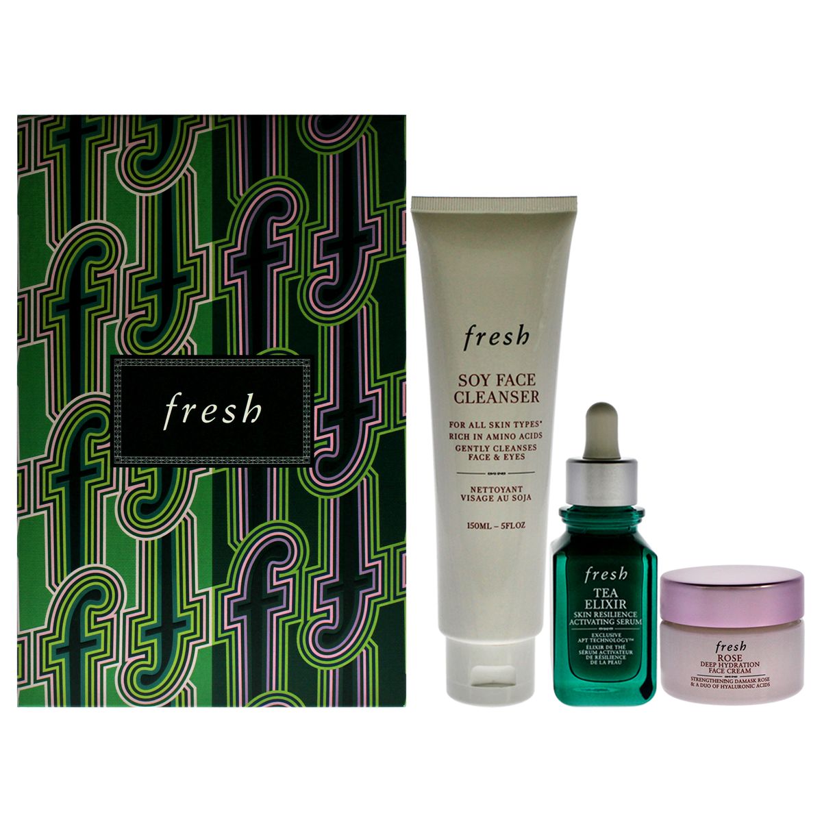 FRESH - Set de Piel Hidratada y Resiliente 3 Piezas - Fresh