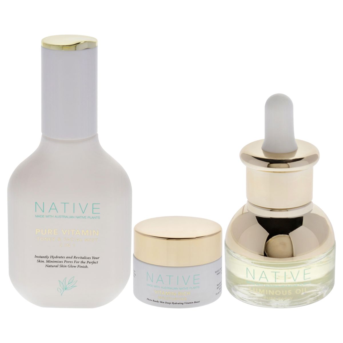 KLARA - Kit Pure Glow Native 3 Piezas - Klara