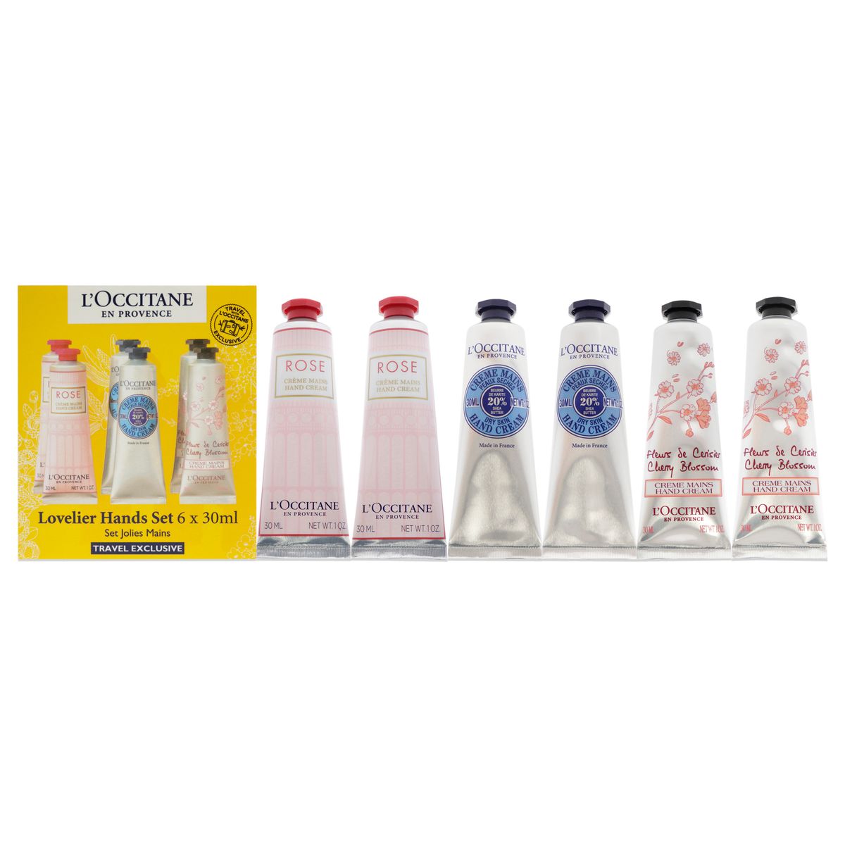 LOCCITANE - Kit Manos Más Bellas 6 Piezas de 30ml - LOccitane