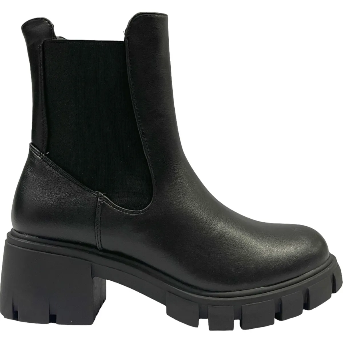DETOGNI - Botin Mujer Negro Plataforma Denver Detogni