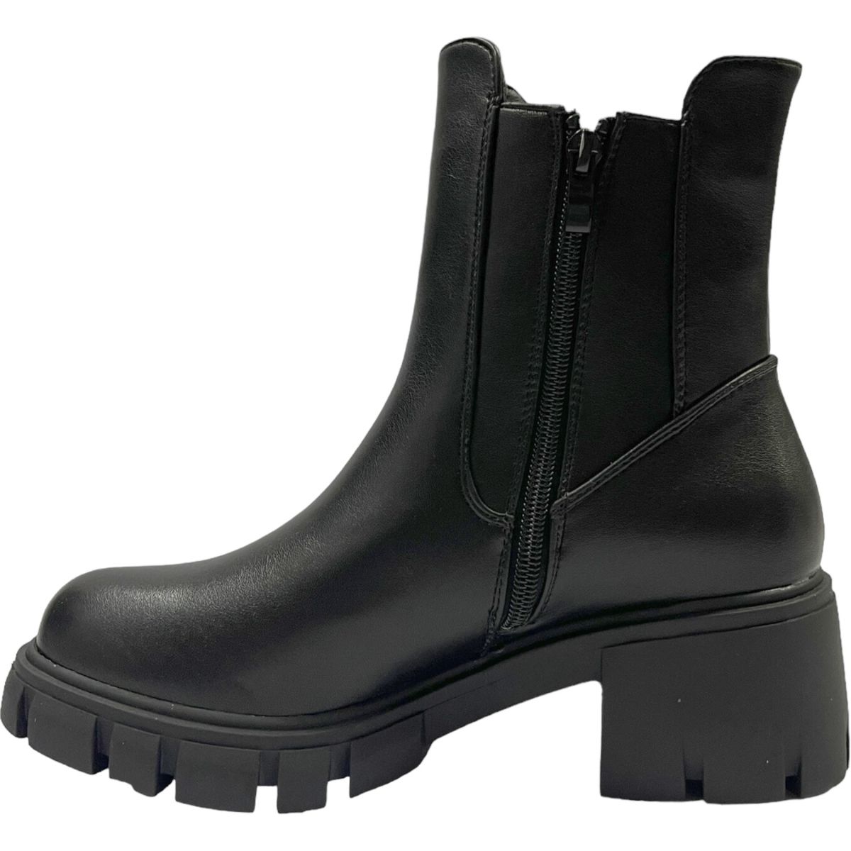 DETOGNI - Botin Mujer Negro Plataforma Denver Detogni