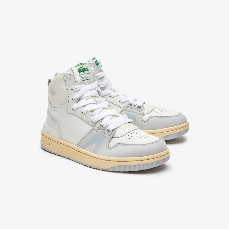 LACOSTE - Zapatilla Urbana Mujer L001 MID Blanco Lacoste
