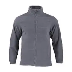 90 GRADOS - Polerón Micropolar Gris Con Tecnología Térmica.-