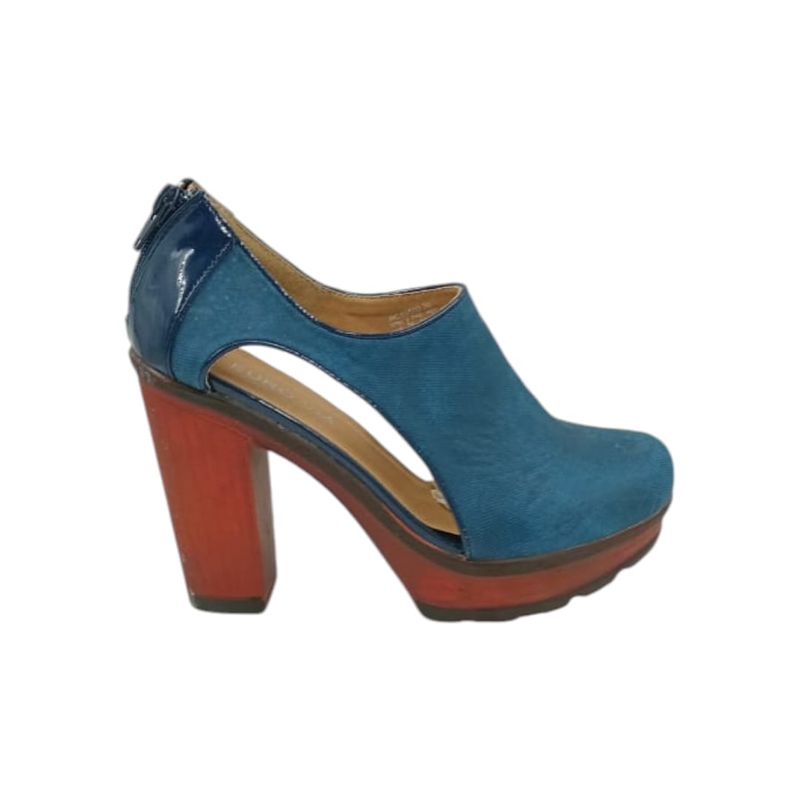 HERIEL - Zapato Azul Taco Mujer