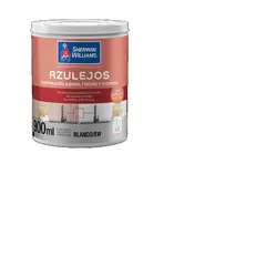 SHERWIN WILLIAMS - ESMALTE PARA AZULEJOS ACRILICO BLANCO CUARTO GALON