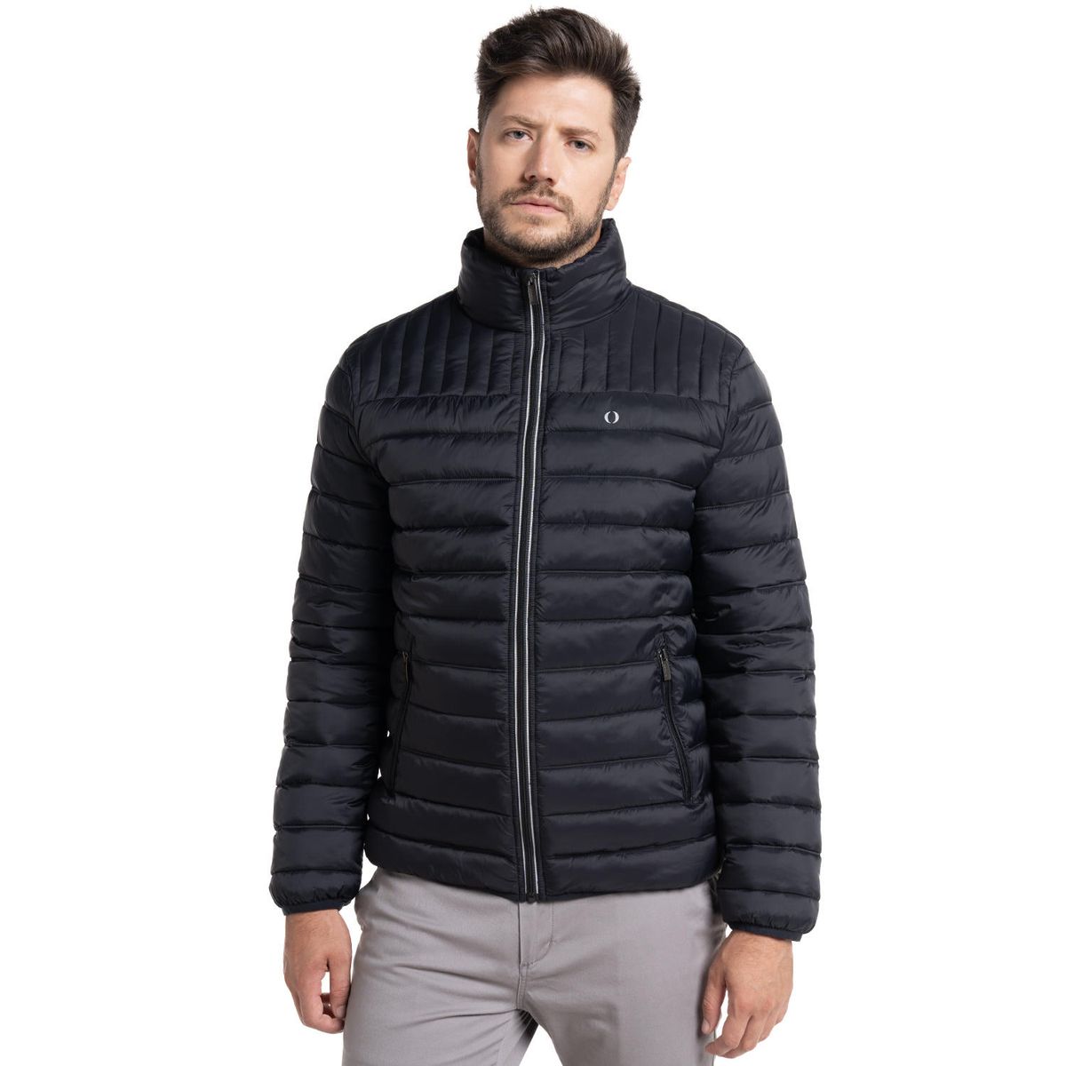 POTROS - Parka Andorra Quilted Acolchada Hombre Verde POTROS