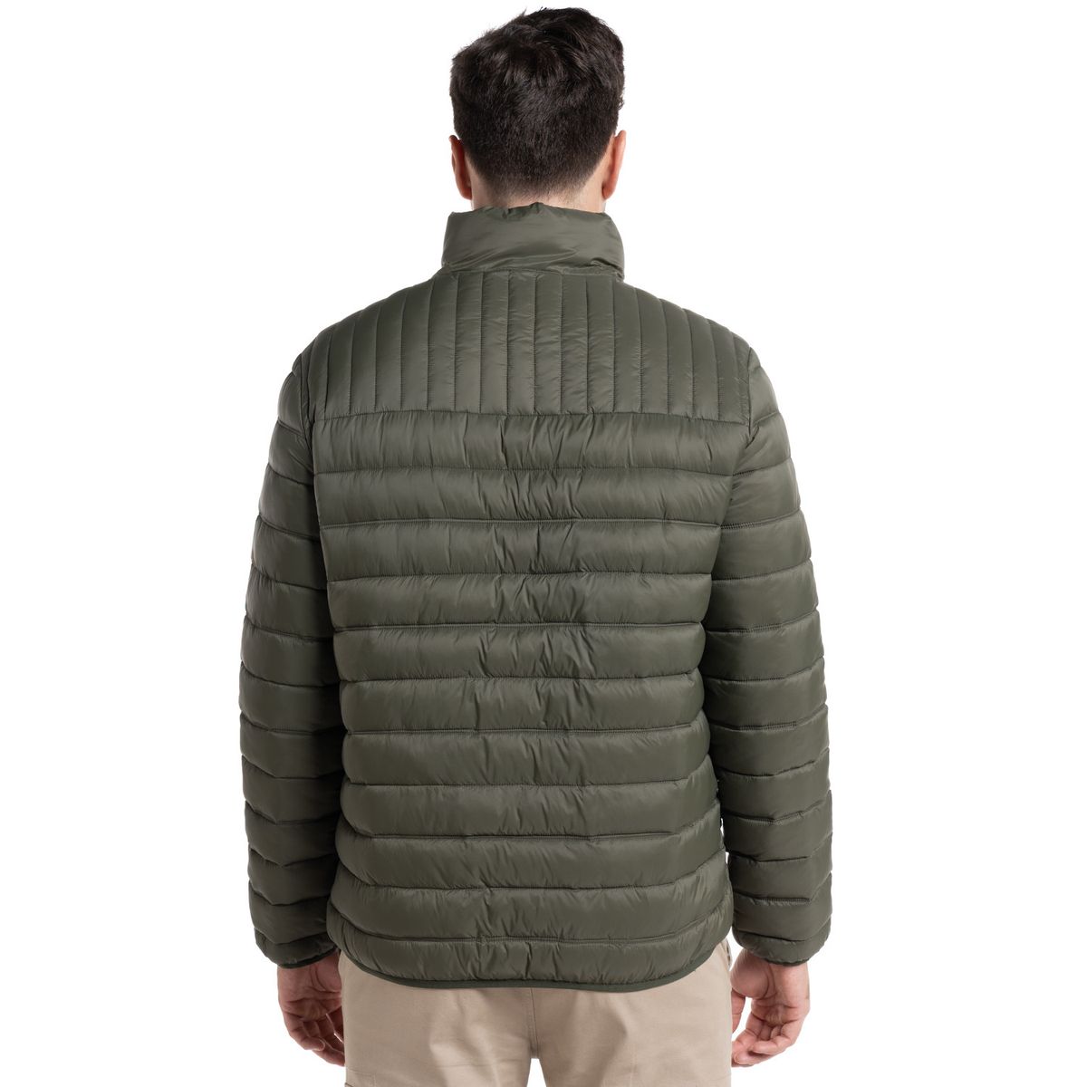 POTROS - Parka Andorra Quilted Acolchada Hombre Verde POTROS
