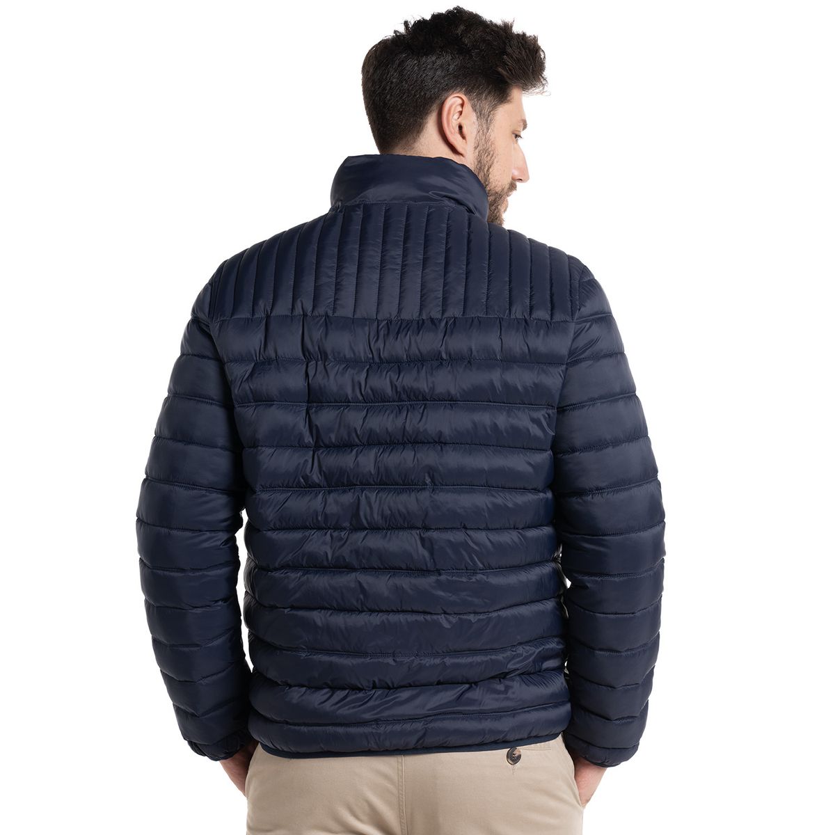 POTROS - Parka Andorra Quilted Acolchada Hombre Verde POTROS