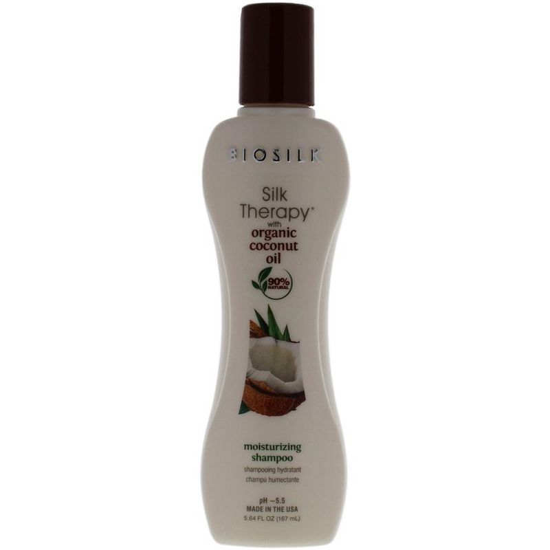 BIOSILK - Shampoo hidratante con aceite de coco orgánico-biosilk-5.64oz.