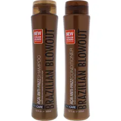 BRAZILIAN BLOWOUT - Kit Shampoo y Acondicionador Brazilian Blowout.