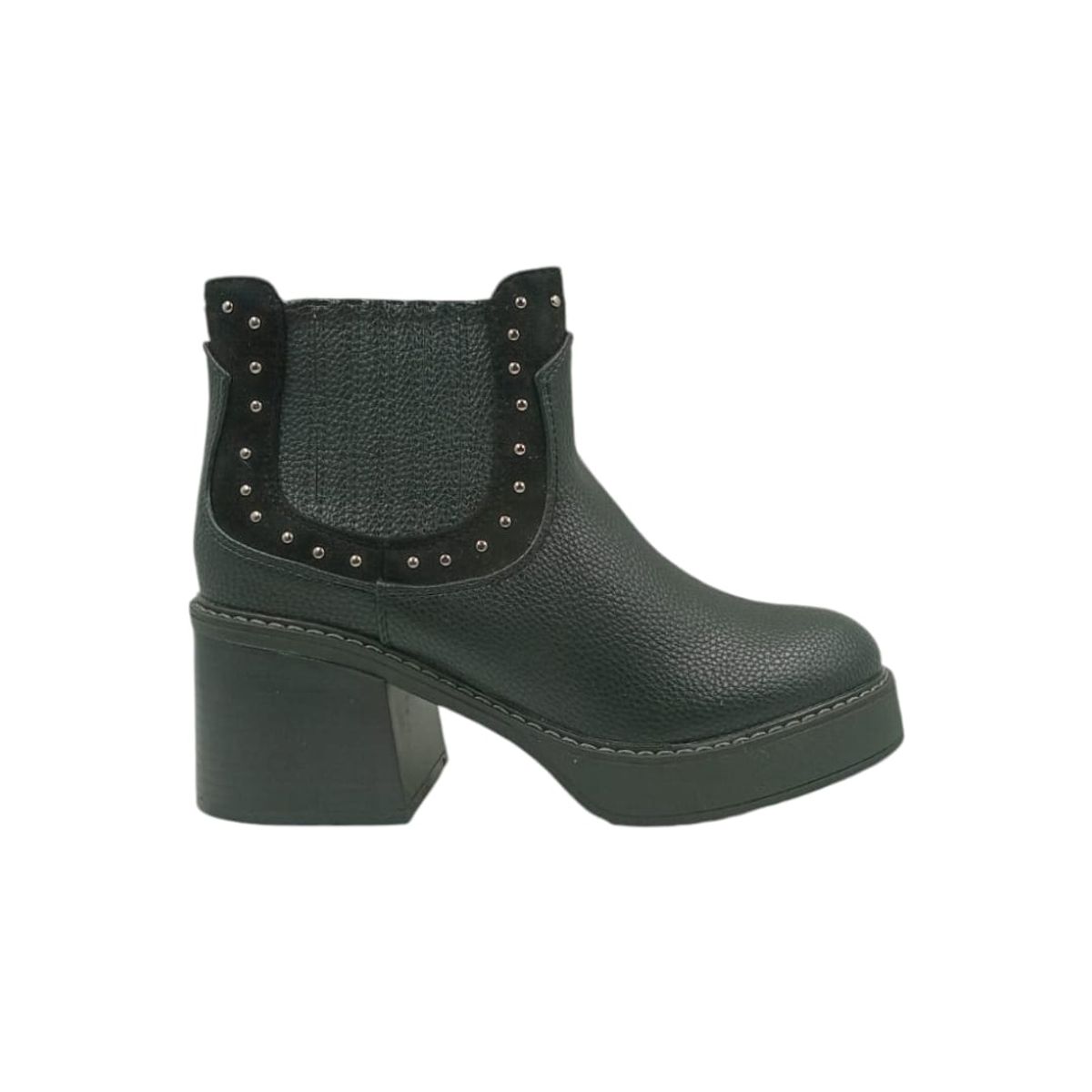 HERIEL - Botín Negro Plataforma Mujer