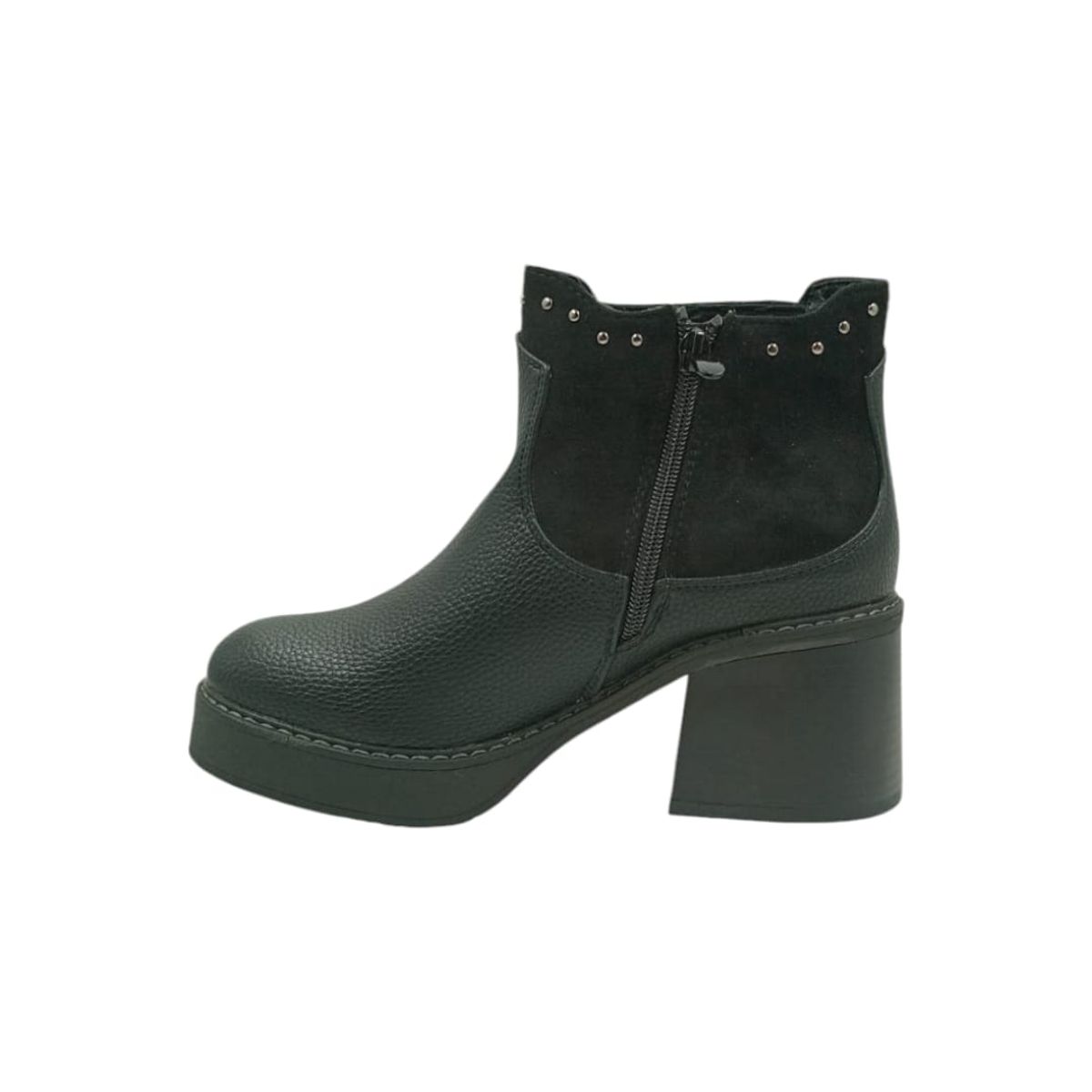 HERIEL - Botín Negro Plataforma Mujer