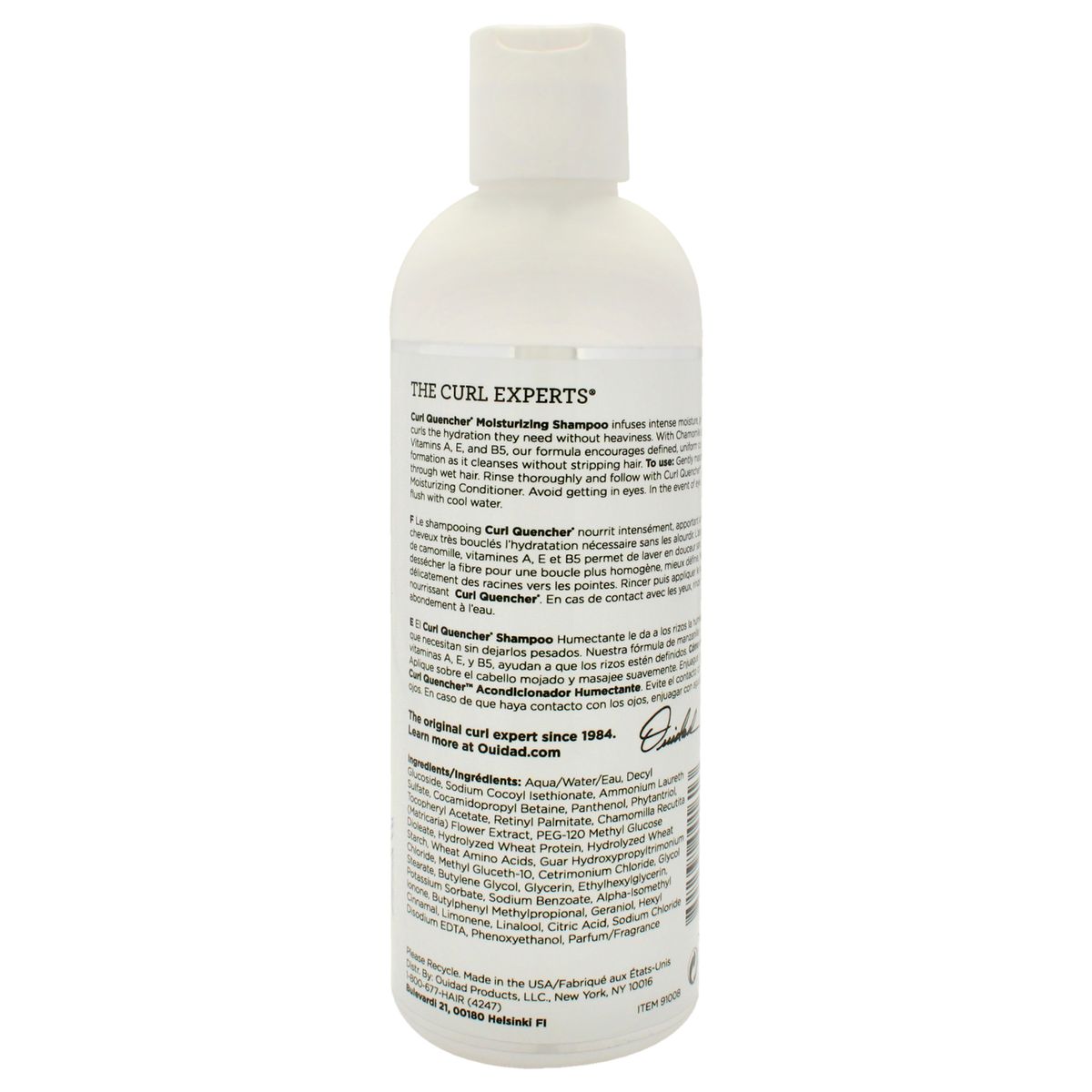 OUIDAD - Champú Hidratante Curl Quencher 250ml Ouidad