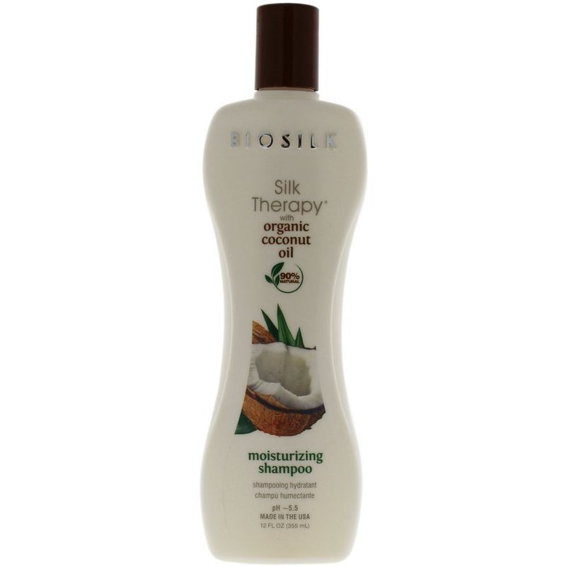 BIOSILK - Shampoo hidratante con aceite de coco-biosilk-12oz.