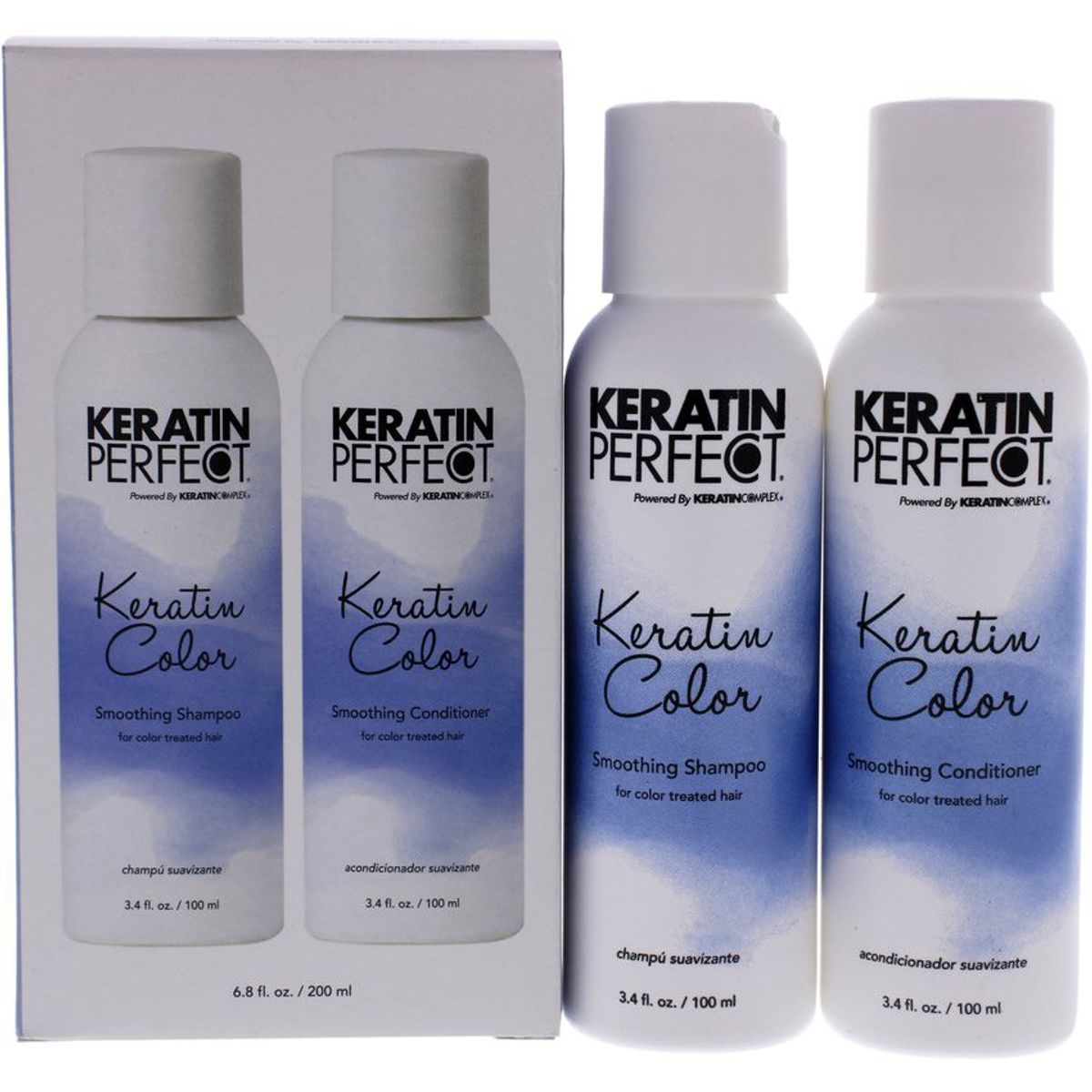 KERATIN PERFECT STYLE - Pack De 2 Acondicionadores Hidratantes Dúo Color Keratina Keratin Perfect Style