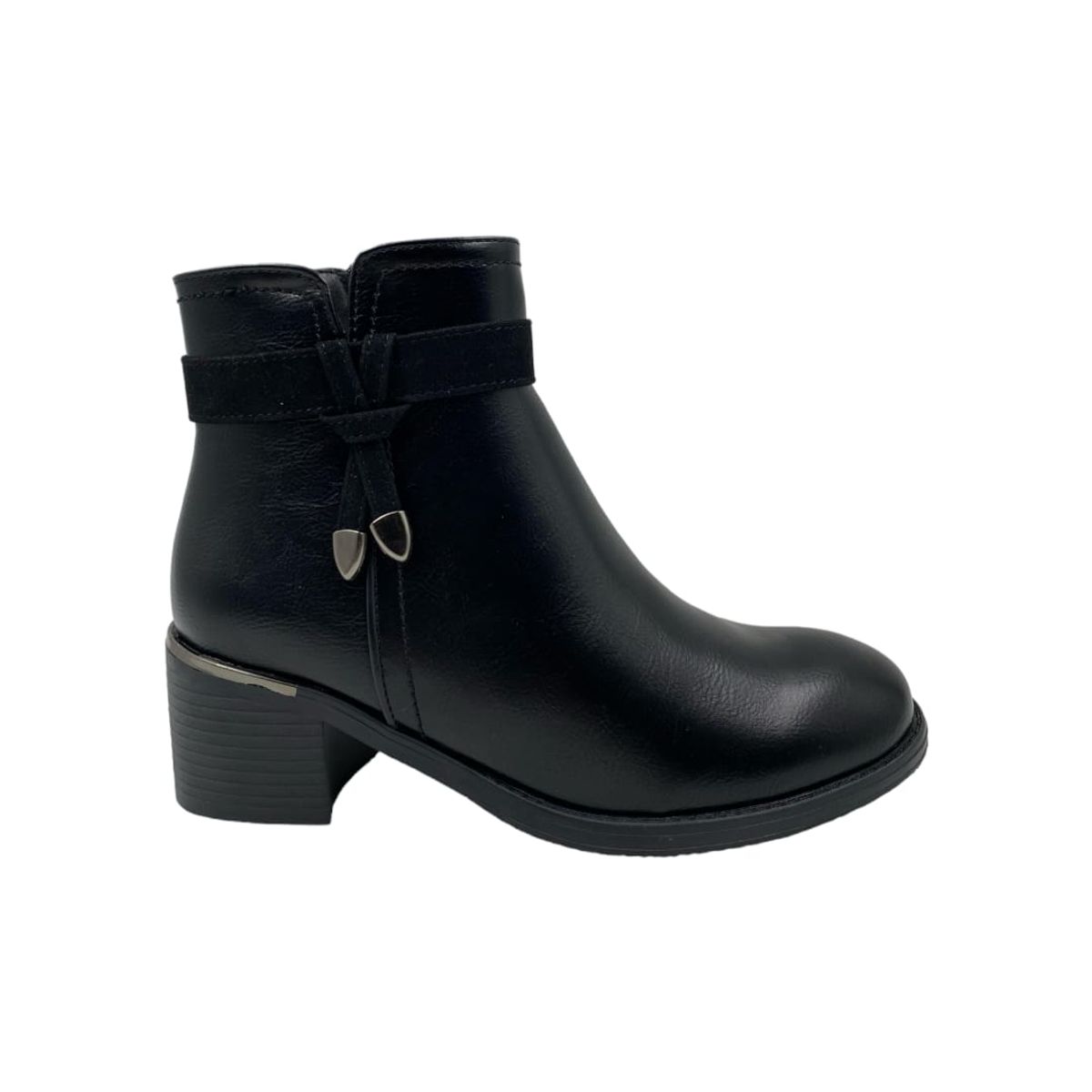 HERIEL - Botín Negro Taco Mujer